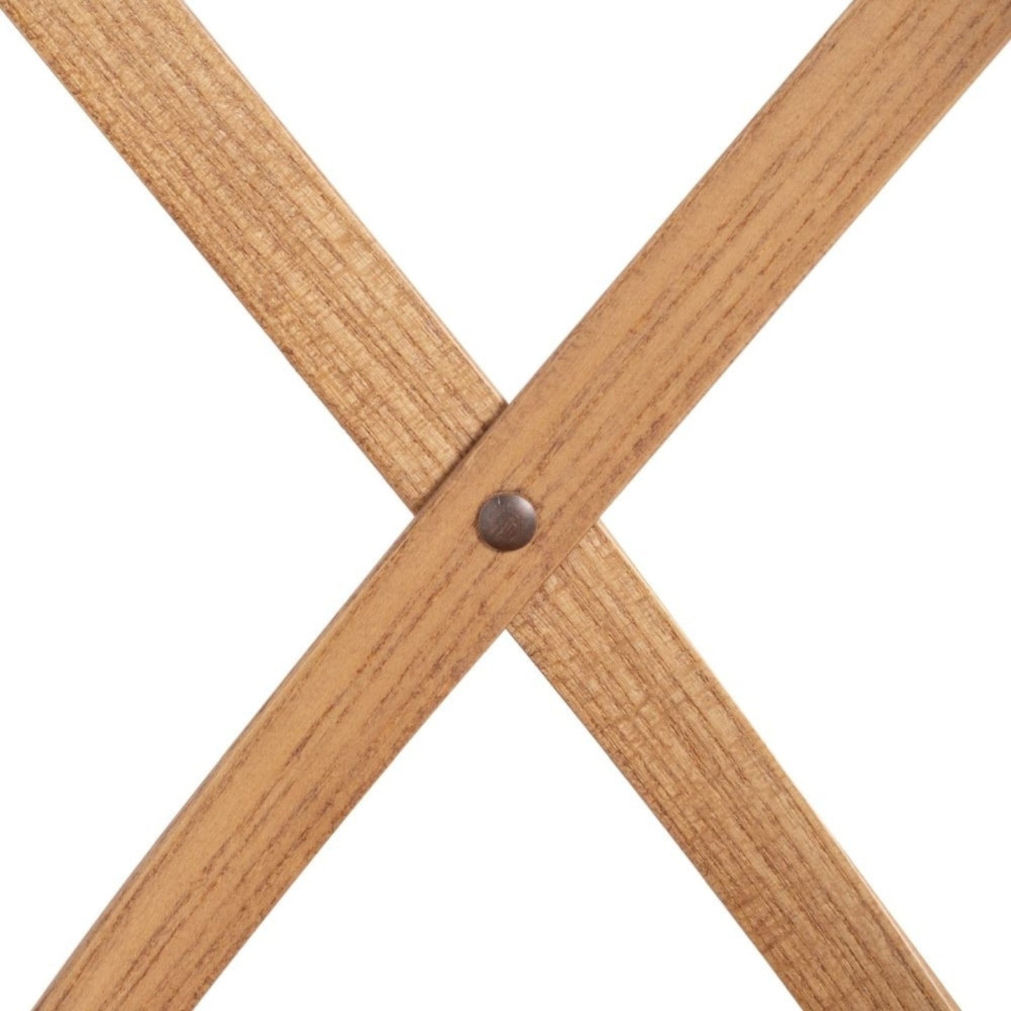 Light Oak Dining Chair with Cross Back