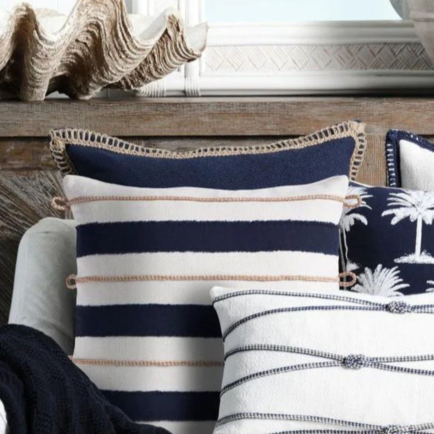 Navy Blue Cushion 50x50cm