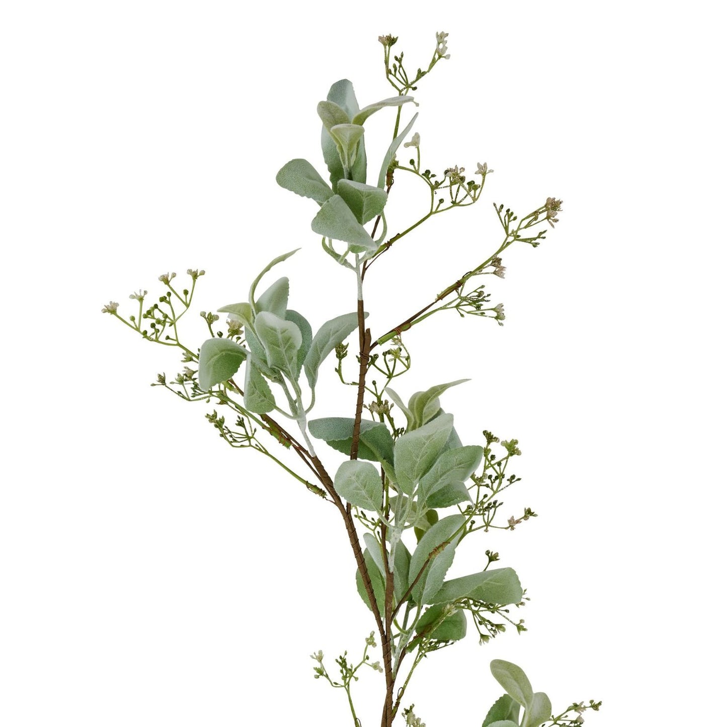 Garland Wax Flowers & Lambs Ear Autumnal and Festive decor