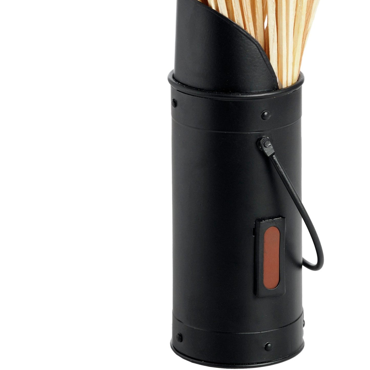 Black Matchstick Holder
with 60 Long Matches and Striker 20cm - Click Style.