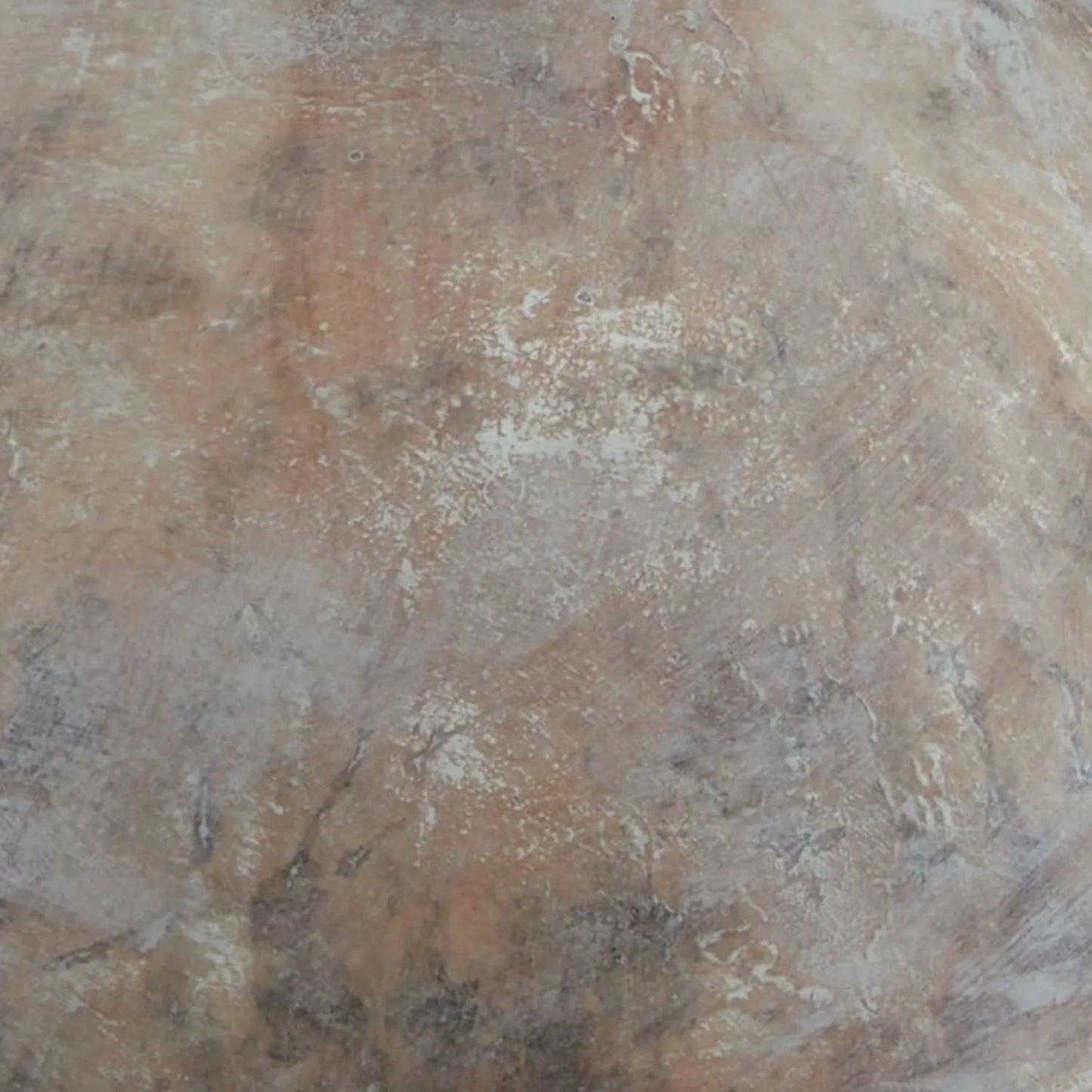 Brown Weathered Terracotta-Effect Decorative Jug with Curved Handle – Textured Mediterranean Ceramic Vase 23x22x22cm - Click Style