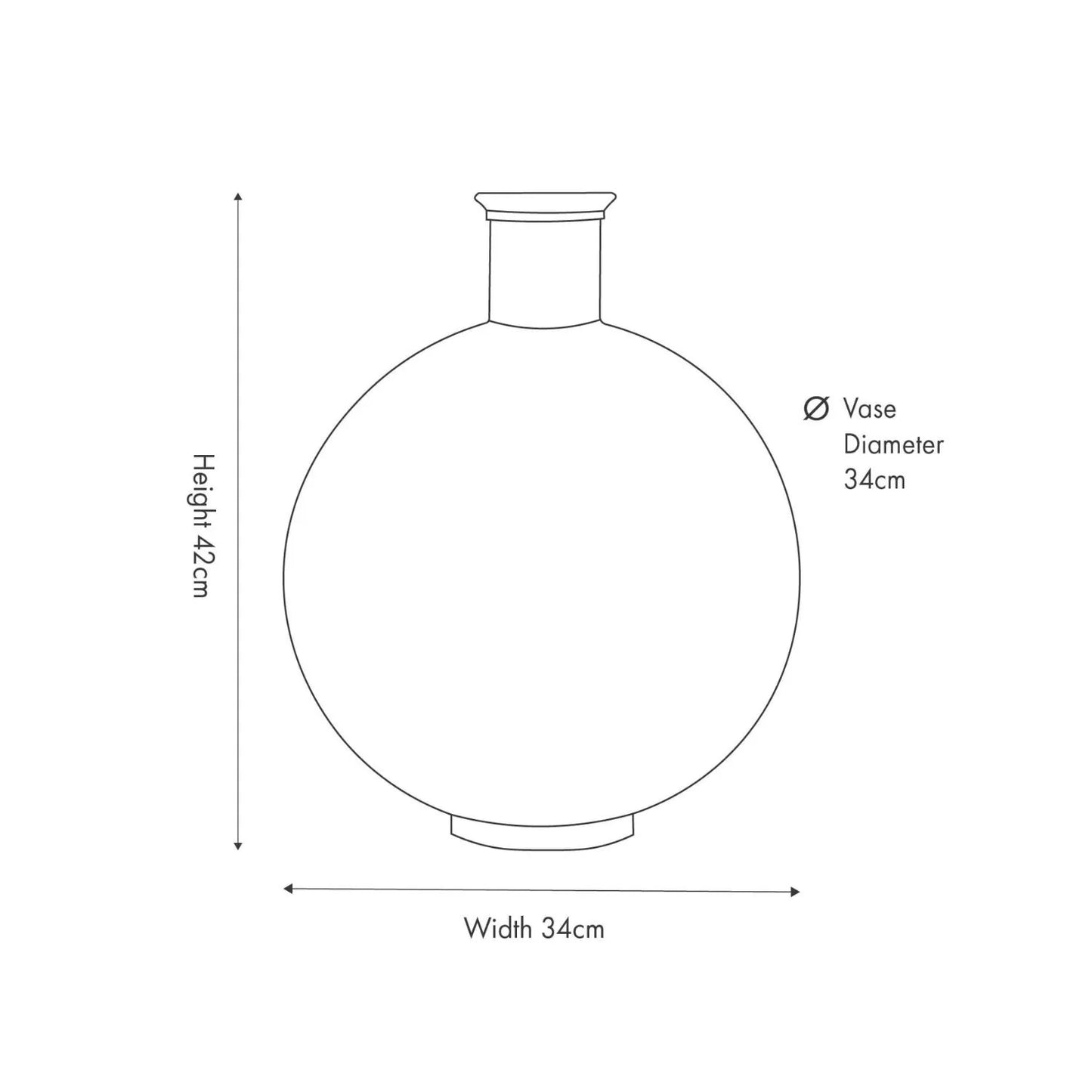 Lilac Recycled Bulbous Floor Vase with Ribbed Texture & Narrow Neck – Artisan Purple Decorative Glass Vessel Dimensions H42xW34xD34cm - Click Style