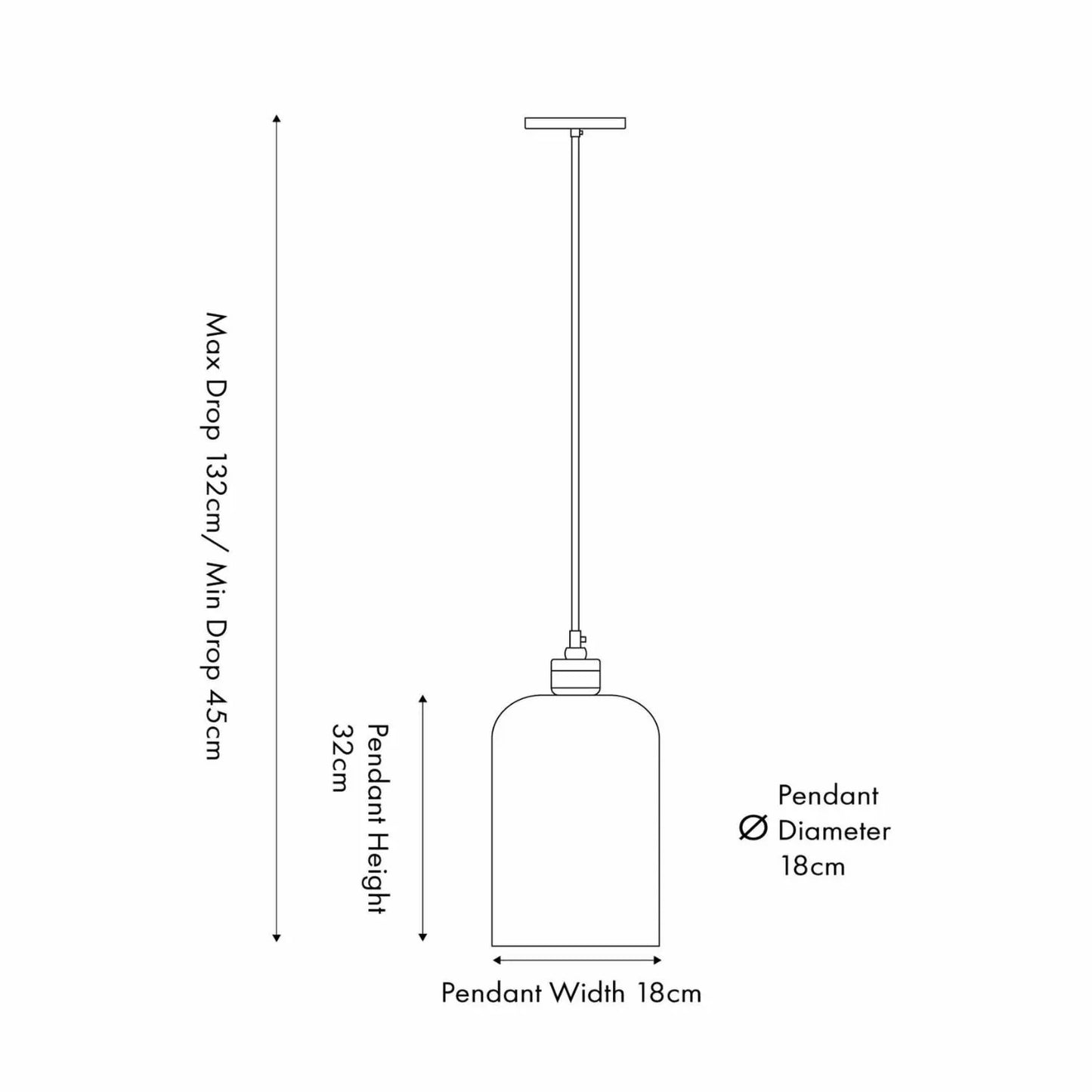 Mirrored Mercury Glass Bottle-Shaped Adjustable Pendant Light with Silver Fittings – Contemporary Hanging Ceiling Light 132x18x18cm