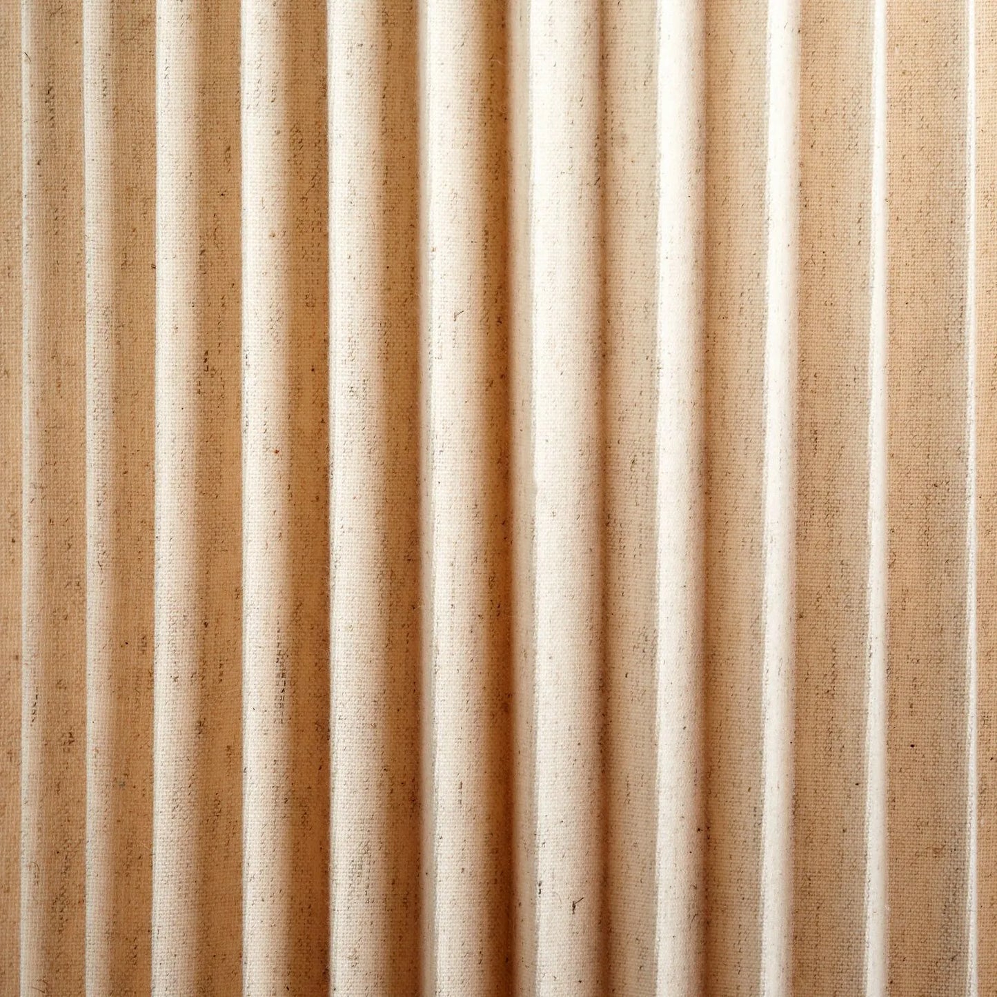 Natural Beige Pleated Linen Drum Lampshade with Tall Cylinder Shape – Textured Neutral Light Shade for Ceiling Table & Floor Lamps 30cm/12in - Click Style