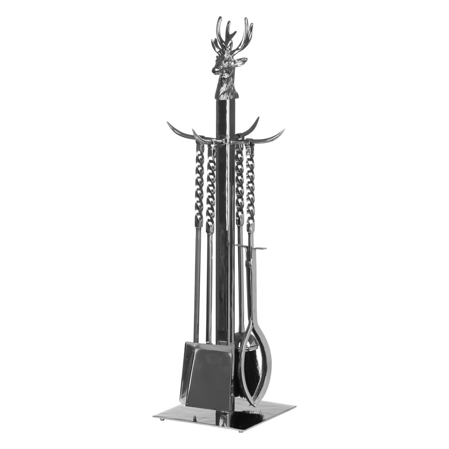 Silver Stag Fireside Companion Set Fireside Accessory - Click Style