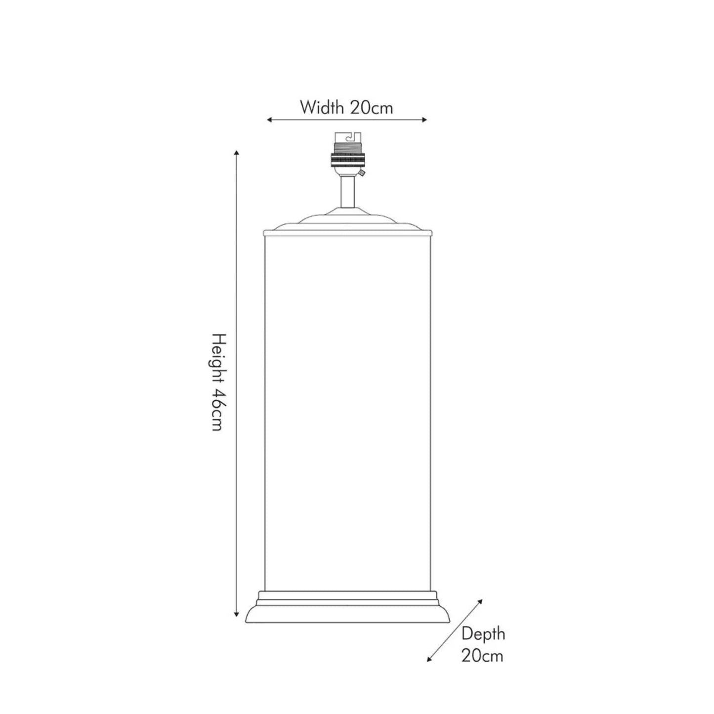 Jenny Worrall Tall Guinea Fowl Cream Champagne & Gold Glass Table Lamp with 40cm Beige Taupe Handloom Drum Shade – Handcrafted Cylindrical Statement Lighting Base Dimensions 63x40x40cm | Click Style