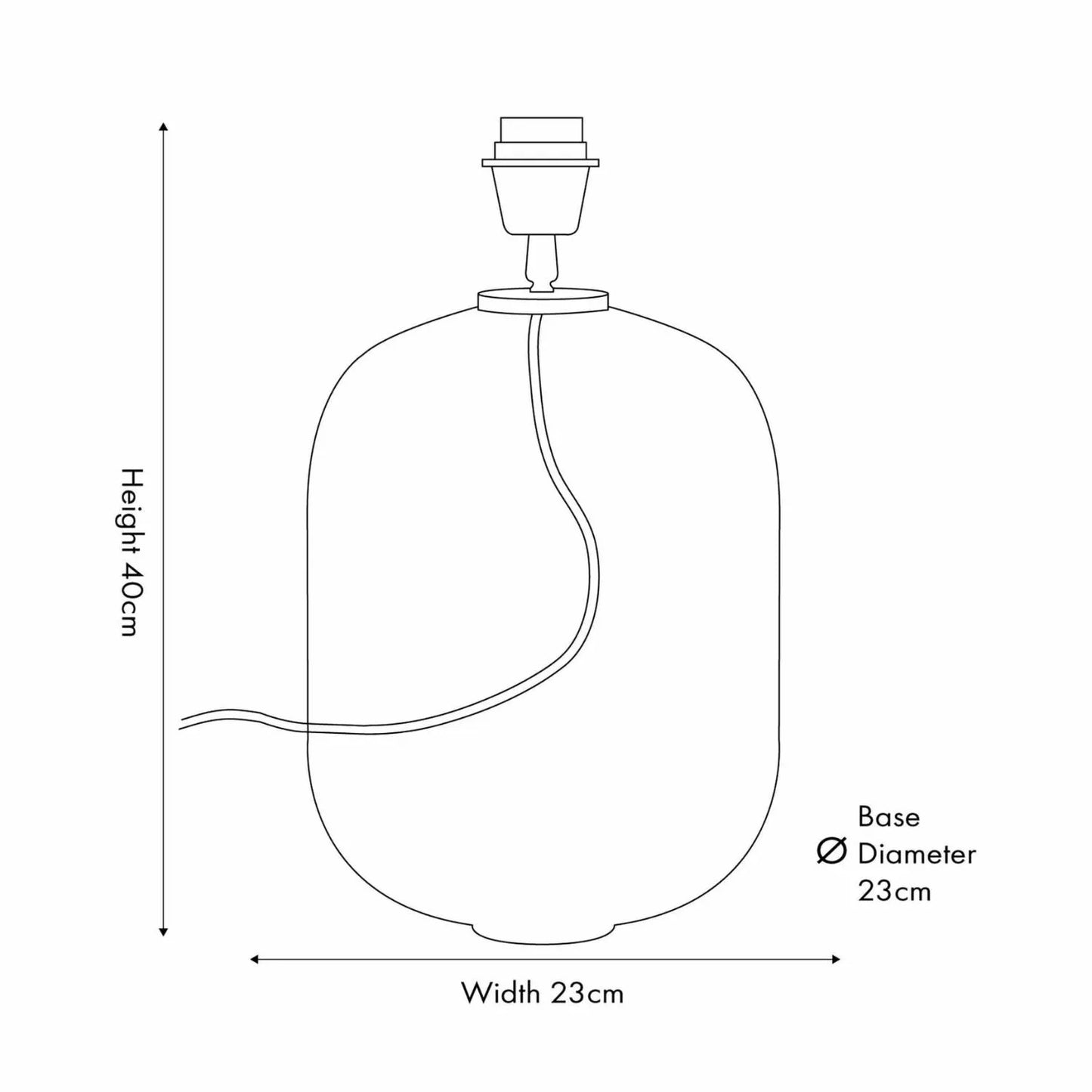 Tall Rotund Smoked Grey Hand-Cut Glass Table Lamp with 35cm Black Slubbed Silk Gold-Lined Drum Shade & Antique Brass Fitting – Textured Circular Pattern Design 56x35x35cm Base Dimensions | Click Style