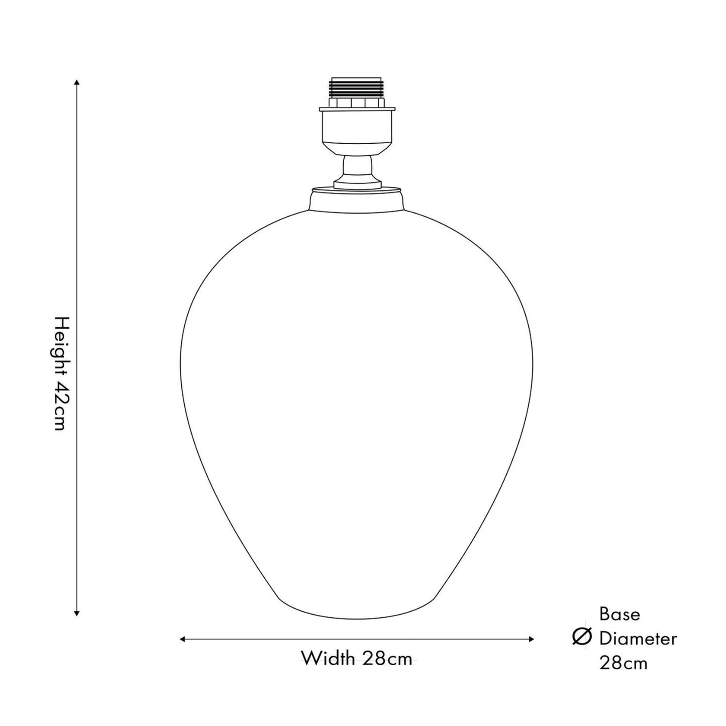 Vibrant Matisse-Style Multi-Colour Ceramic Urn Table Lamp with White Handloom Cotton Scalloped Drum Shade & Gold Detailing – Artistic Painterly Lighting 65x40x40cm Base Dimensions | Click Style