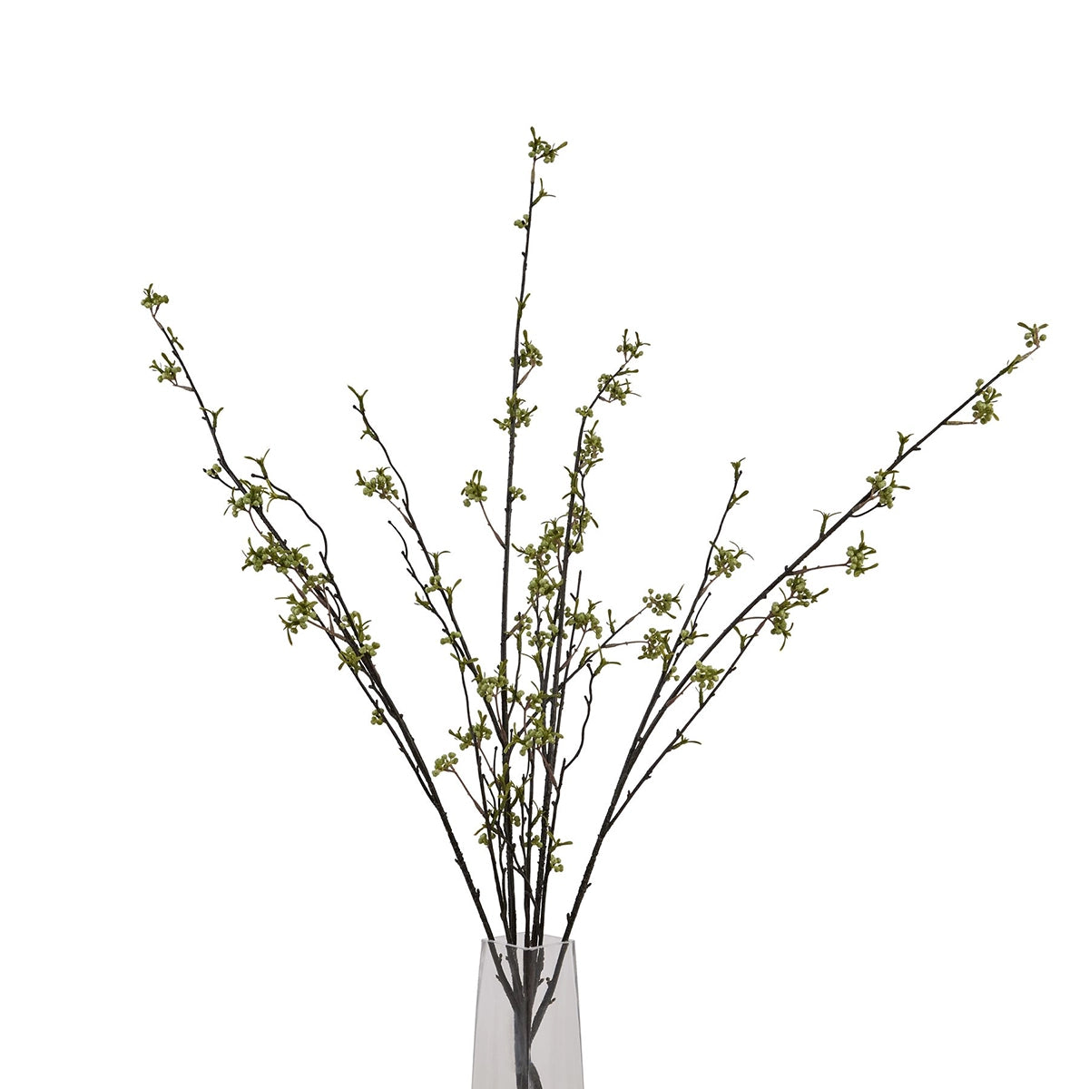 Artificial Green Budded Willow Branch – Click Style