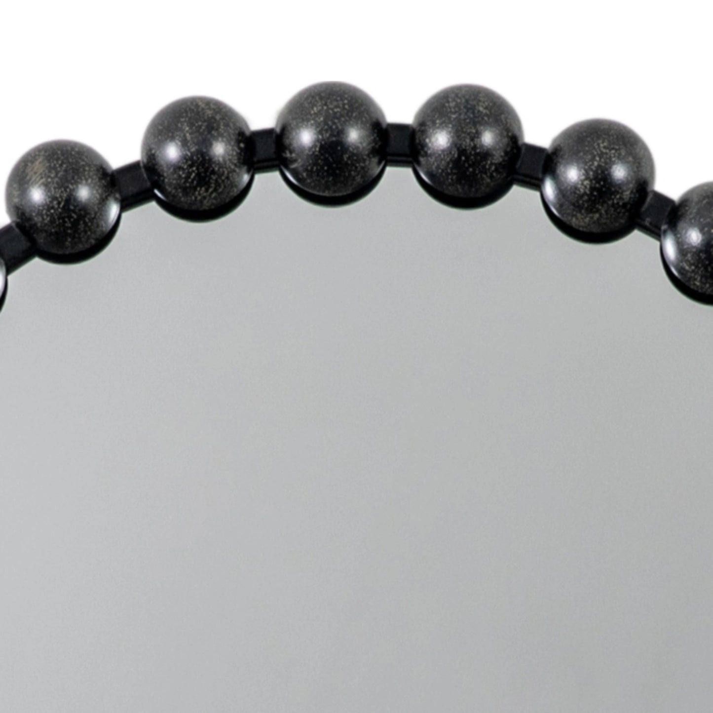 Large Racetrack Oval Black Bobbin Wall Mirror 90x60x5cm – Click Style