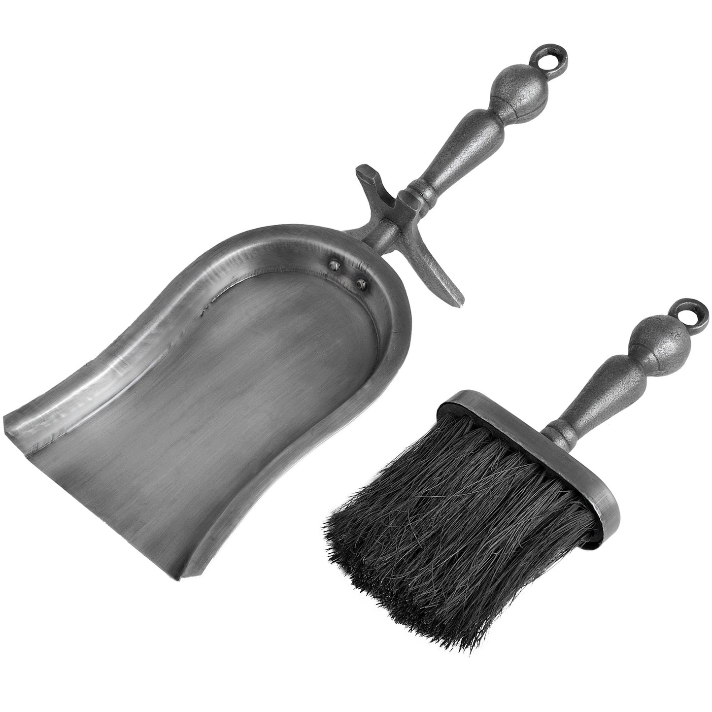 Pewter Hearth Tidy Set