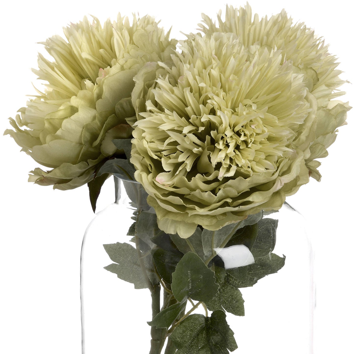 Artificial Pale Green Peony Stem