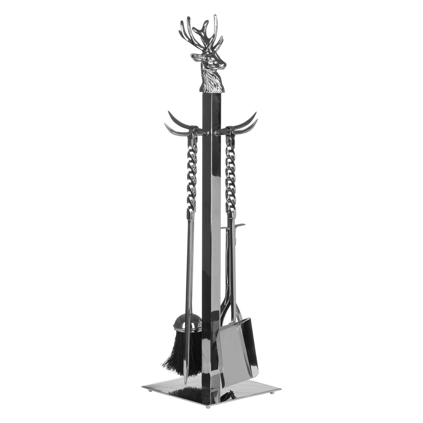 Silver Stag Fireside Companion Set