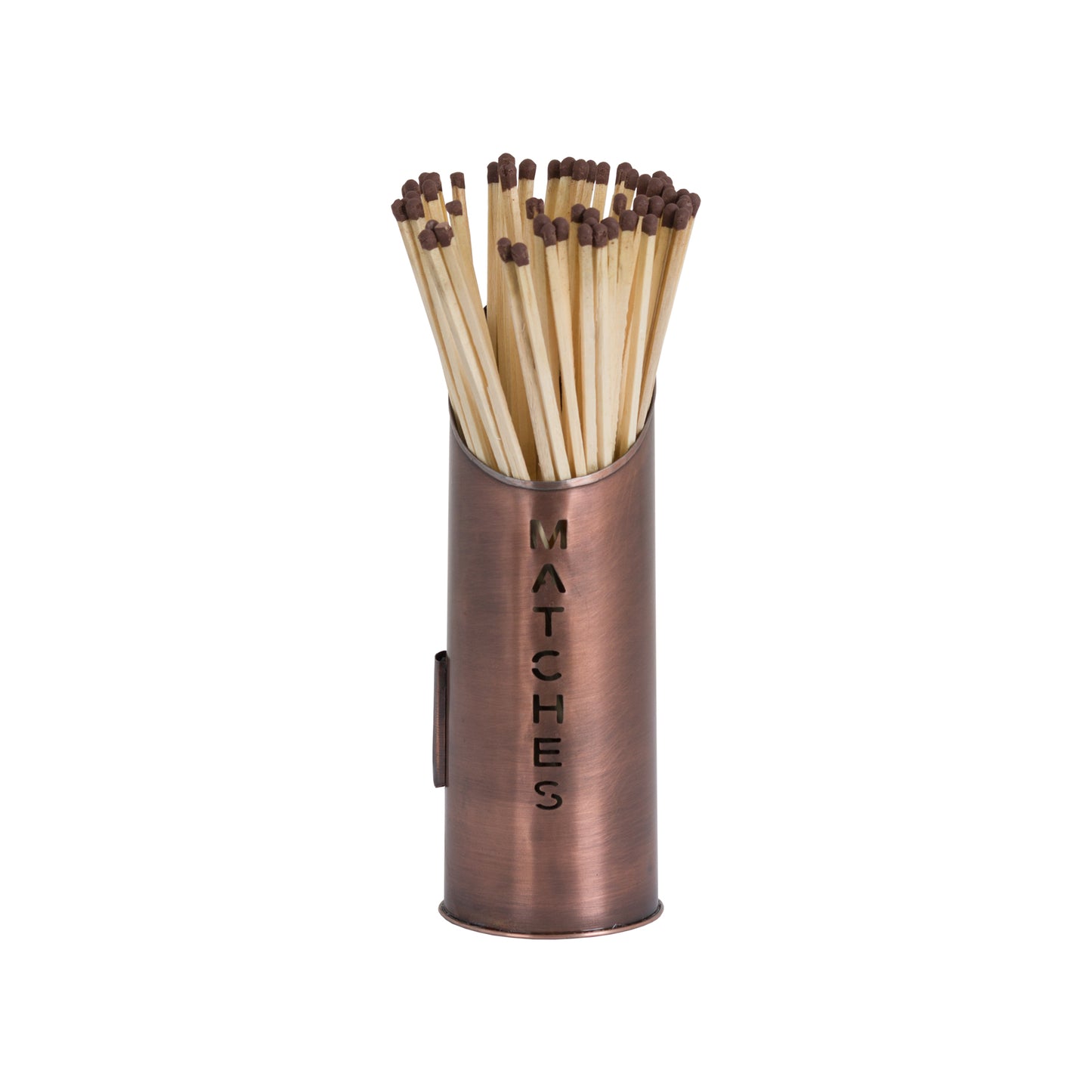 Copper Logs & Kindling Buckets & Matchstick Holder Set