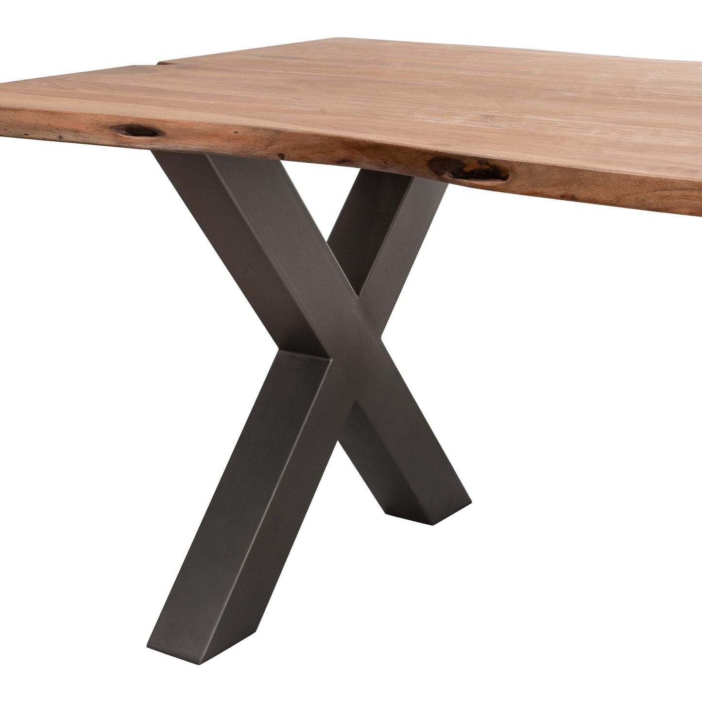 Rustica Live Edge Dining Table 180x100cm