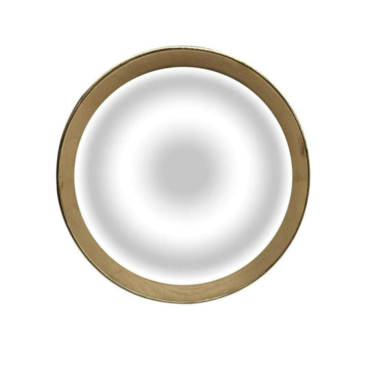 Circular Gold Mirror Convex
