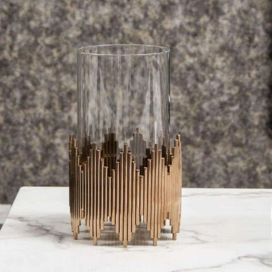 Medium Luxe Rose Gold Candle Holder