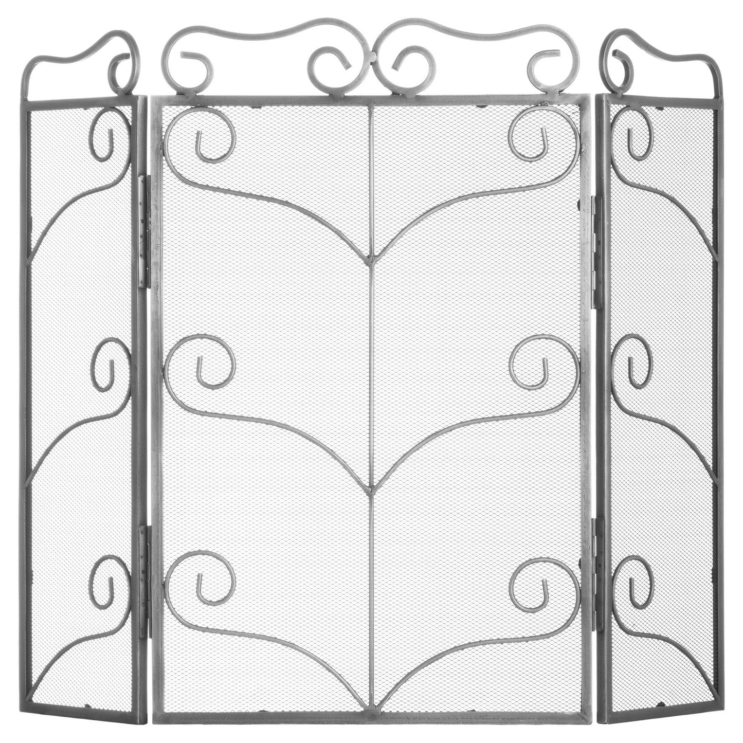 Ornate Silver Firescreen