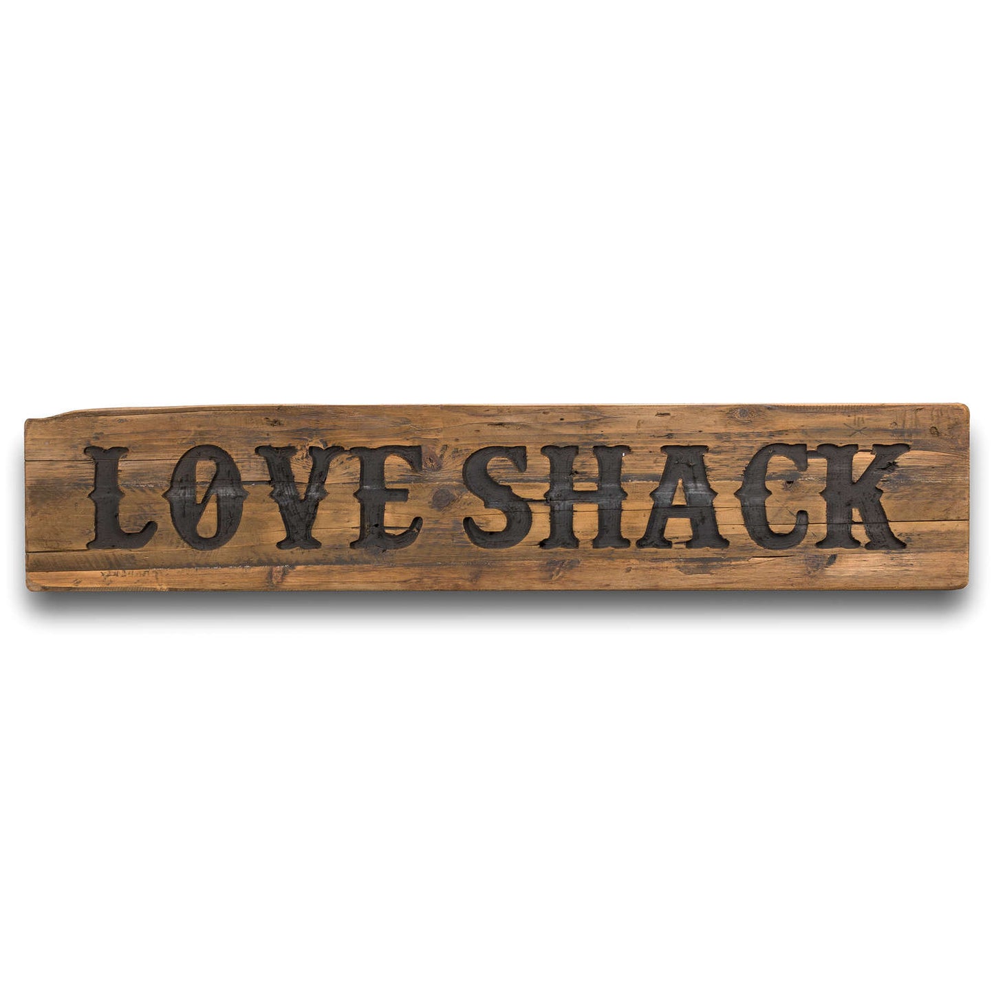 Love Shack Reclaimed Wood Wall Sign 100cm