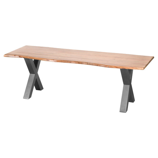 Rustica Live Edge 8 Seater Dining Table 240x100cm
