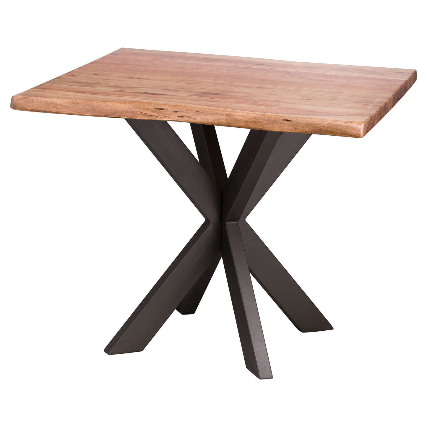 Rustica Live Edge Square Dining Table 90x90cm – Click Style