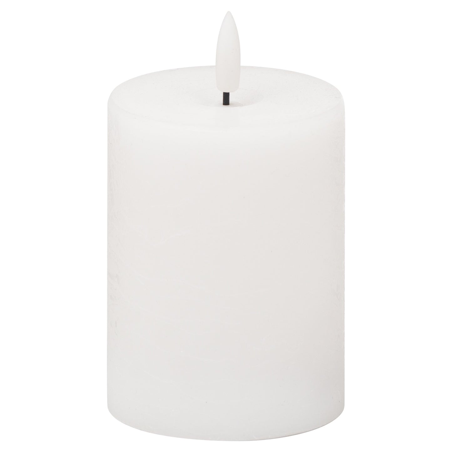 White LED Pillar Candle with Flickering Flame 10x7.5cm – Click Style