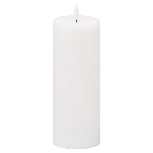 White LED Pillar Candle with Flickering Flame 20x7.5cm – Click Style