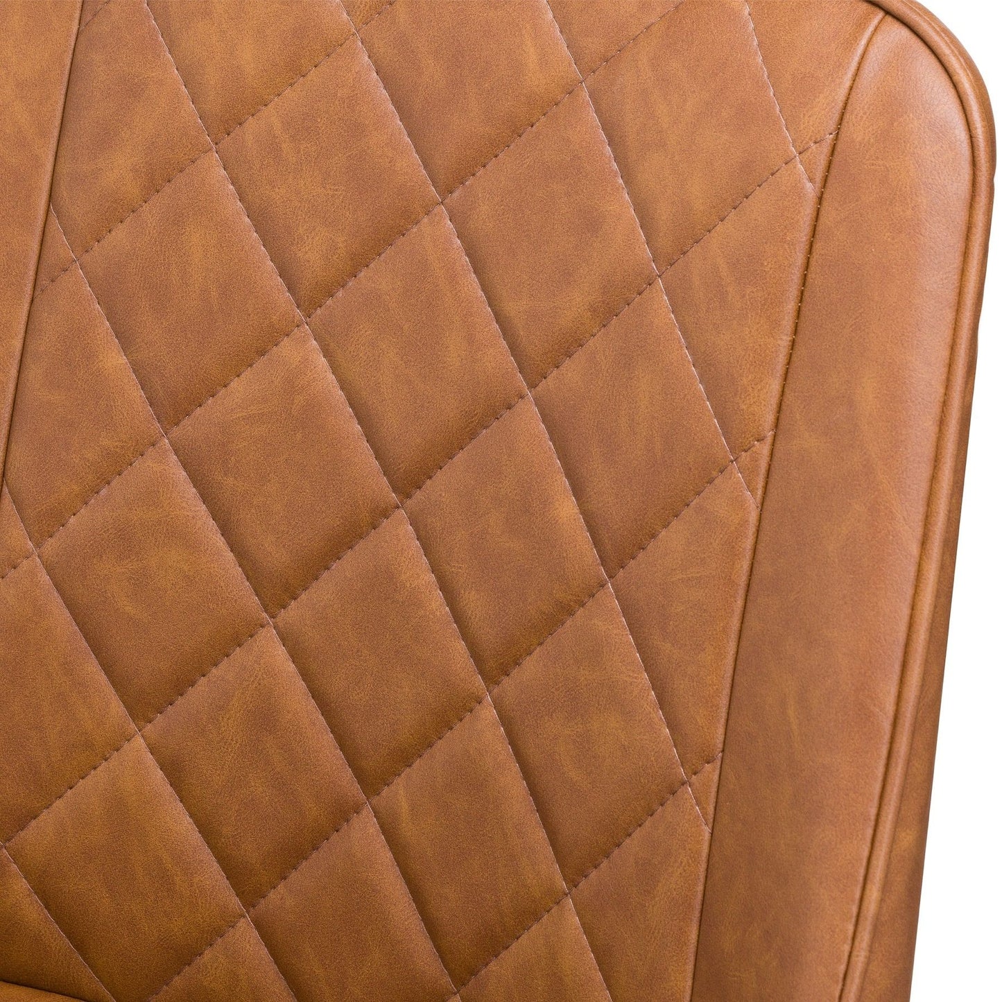 Tan Oslo Faux Leather Dining Chair