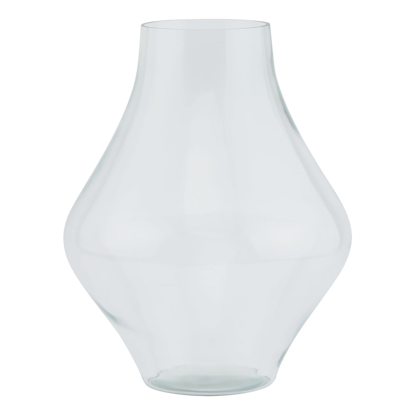 Pear-Shaped Clear Glass Bouquet Vase 38x30cm – Click Style