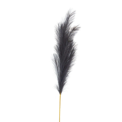 Grey Faux Pampas Grass Stem 120cm