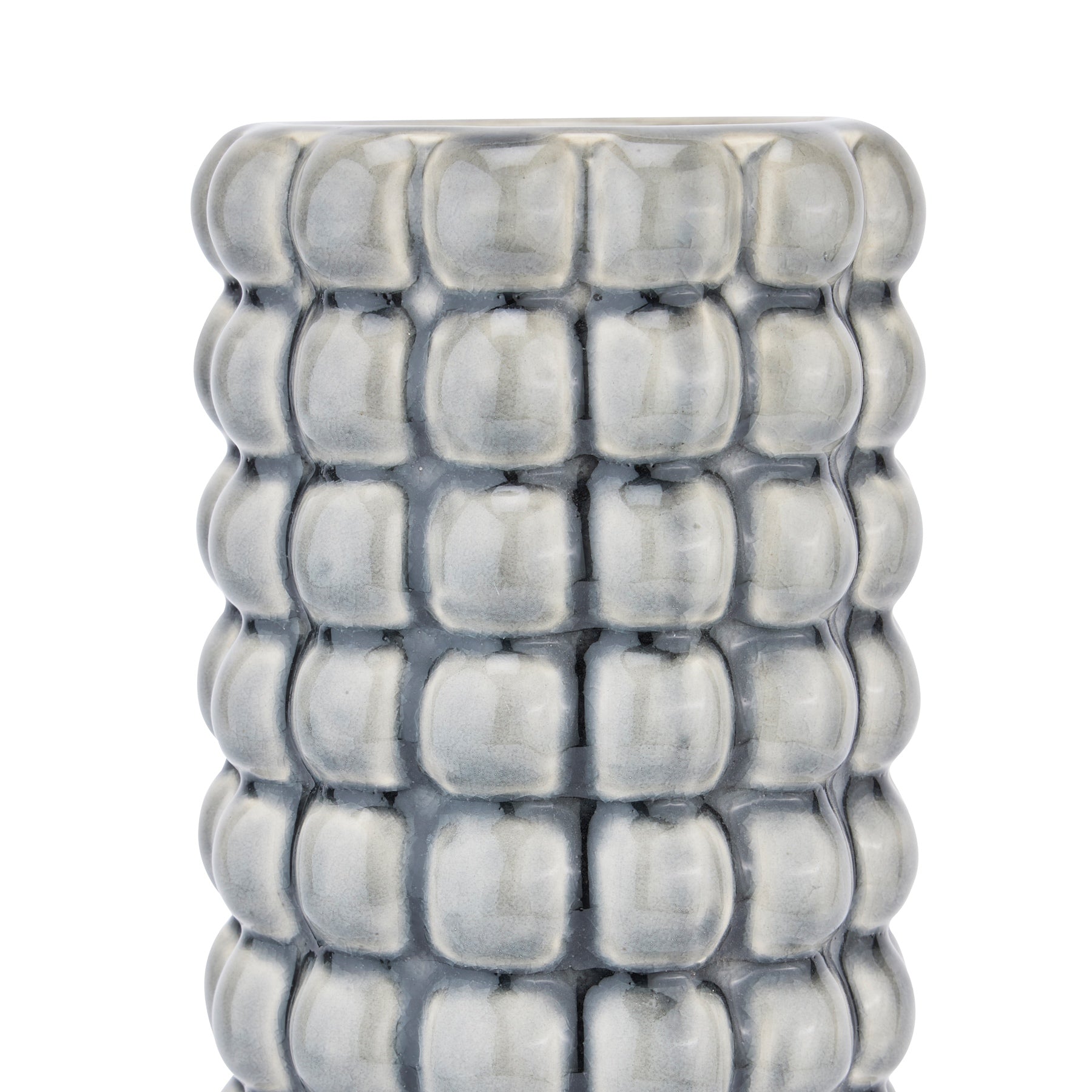 Grey Ceramic Bubble Vase 32x12cm – Click Style
