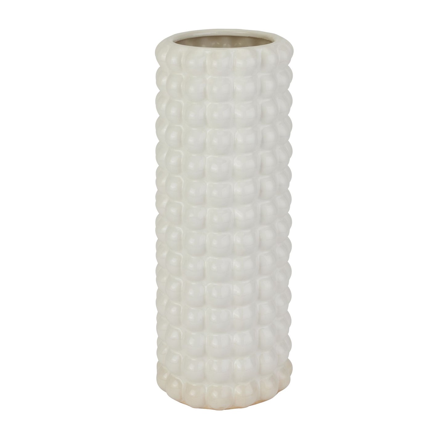 Large Cream Ceramic Bubble Vase 47.5x18cm – Click Style