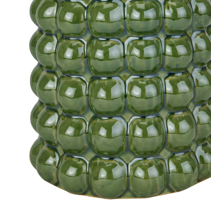 Large Olive Green Ceramic Bubble Vase 47.5x18cm – Click Style