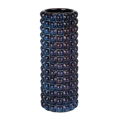 Large Dark Blue Ceramic Bubble Vase 47.5x18cm – Click Style