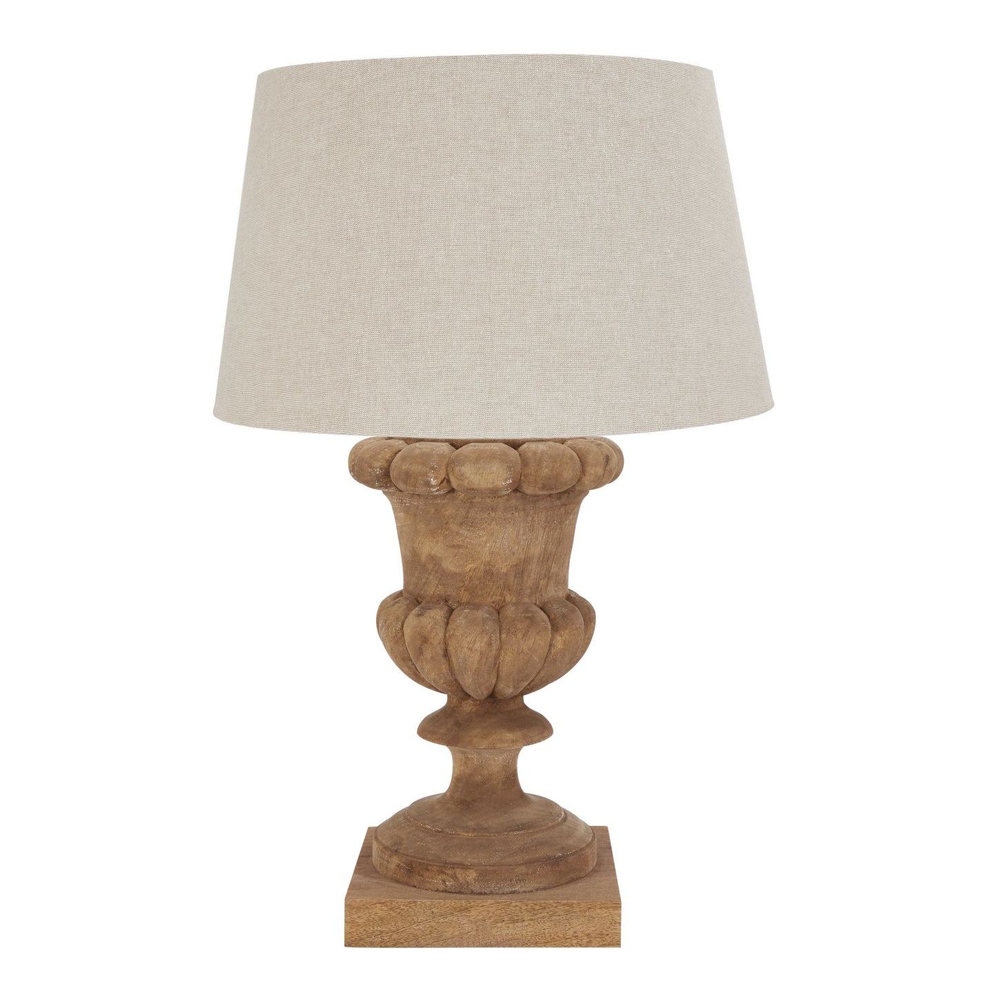 Ellwood Natural Wash Fluted Table Lamp
