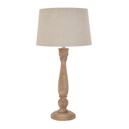 Ellwood Natural Wash Candlestick Table Lamp