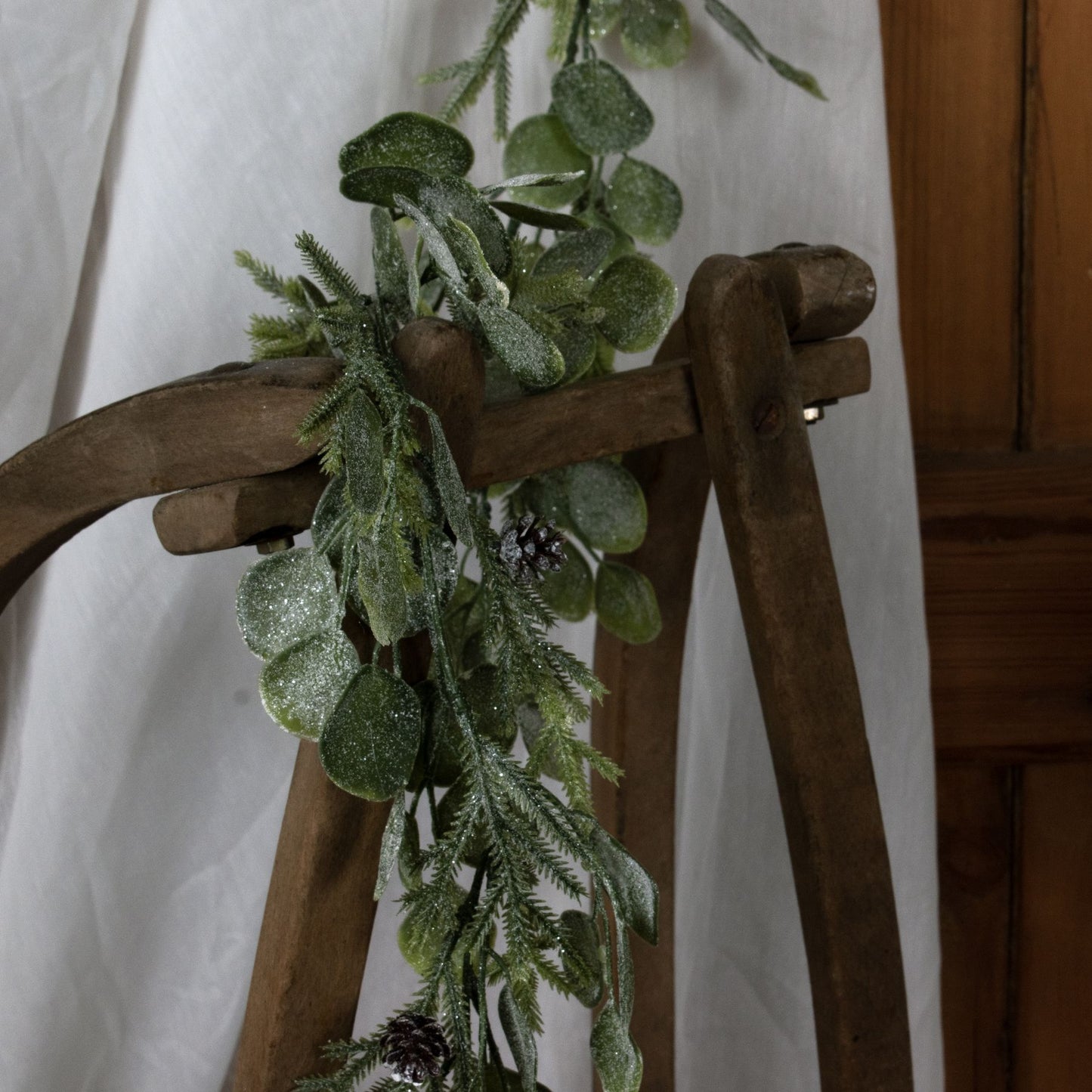 Frosted Eucalyptus & Pine Garland
