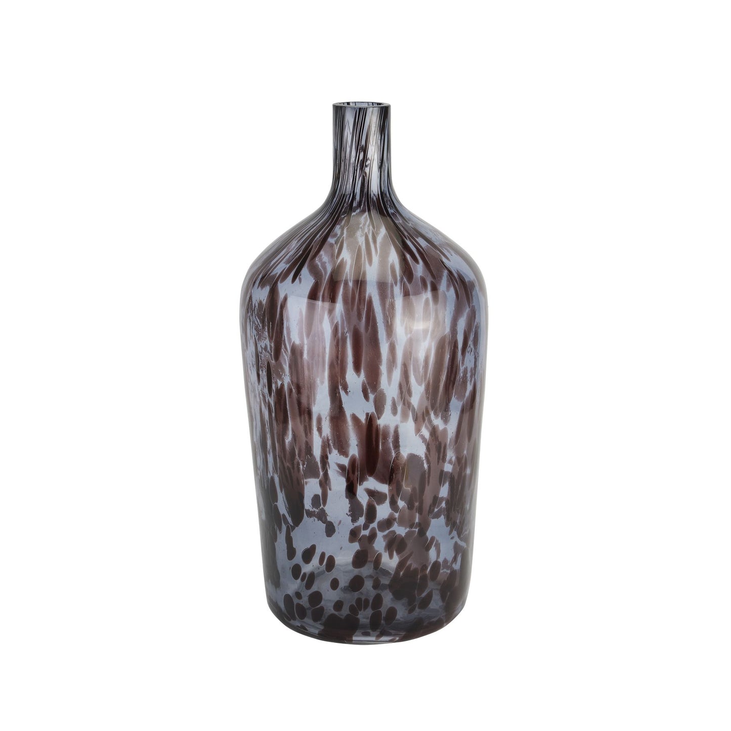 Black & Grey Tortoiseshell Bottle Vase 52cm