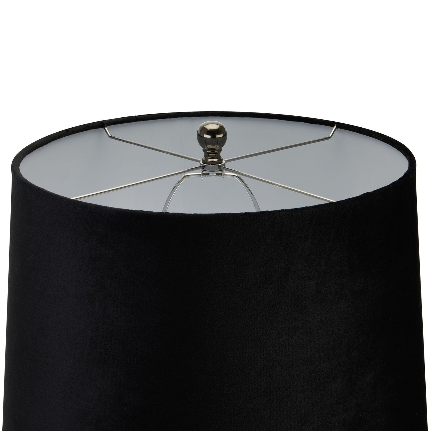 Black & Grey Tortoiseshell Urn Table Lamp