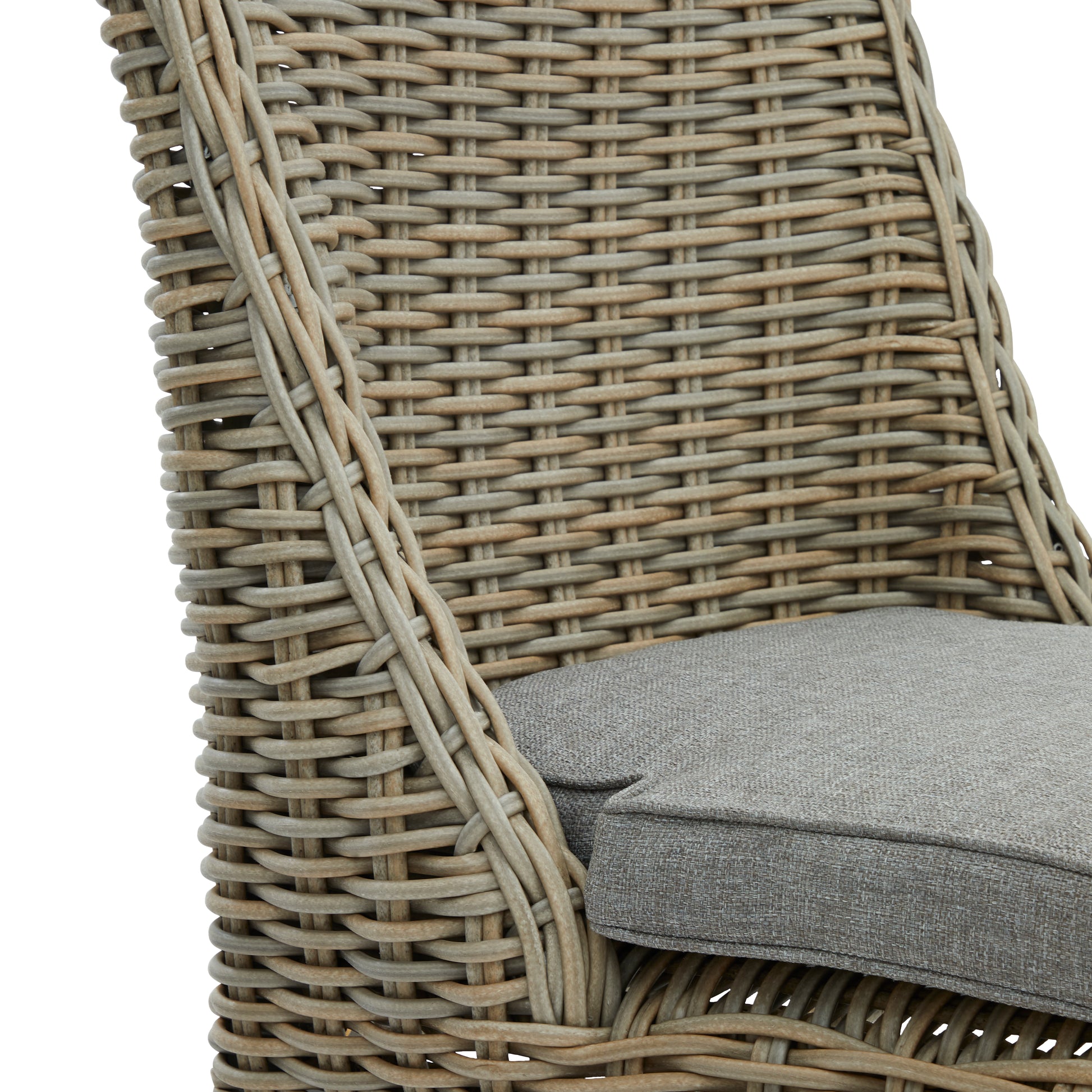 Sorrento Natural Wicker Dining Chair – Click Style