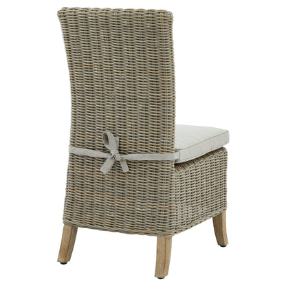 Riviera Natural Wicker Dining Chair – Click Style