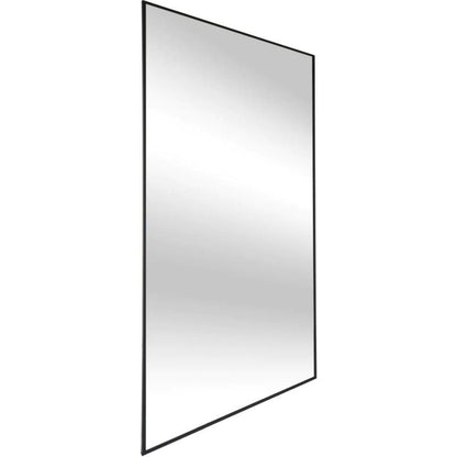 Modern Rectangular Iron Framed Wall Mirror 190x80cm