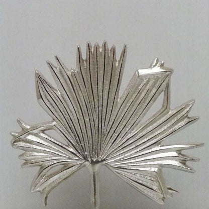 Silver sculputure ornament in foliage design