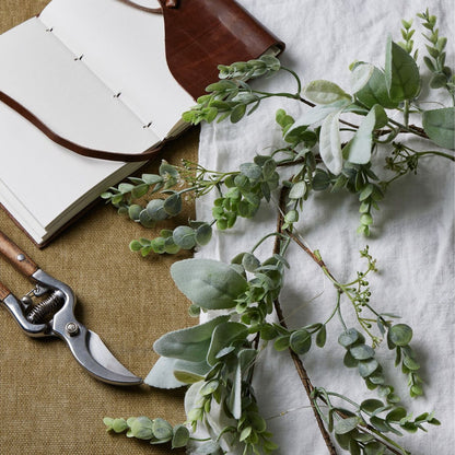 LED Garland of Eucalyptus & Lambs Ear