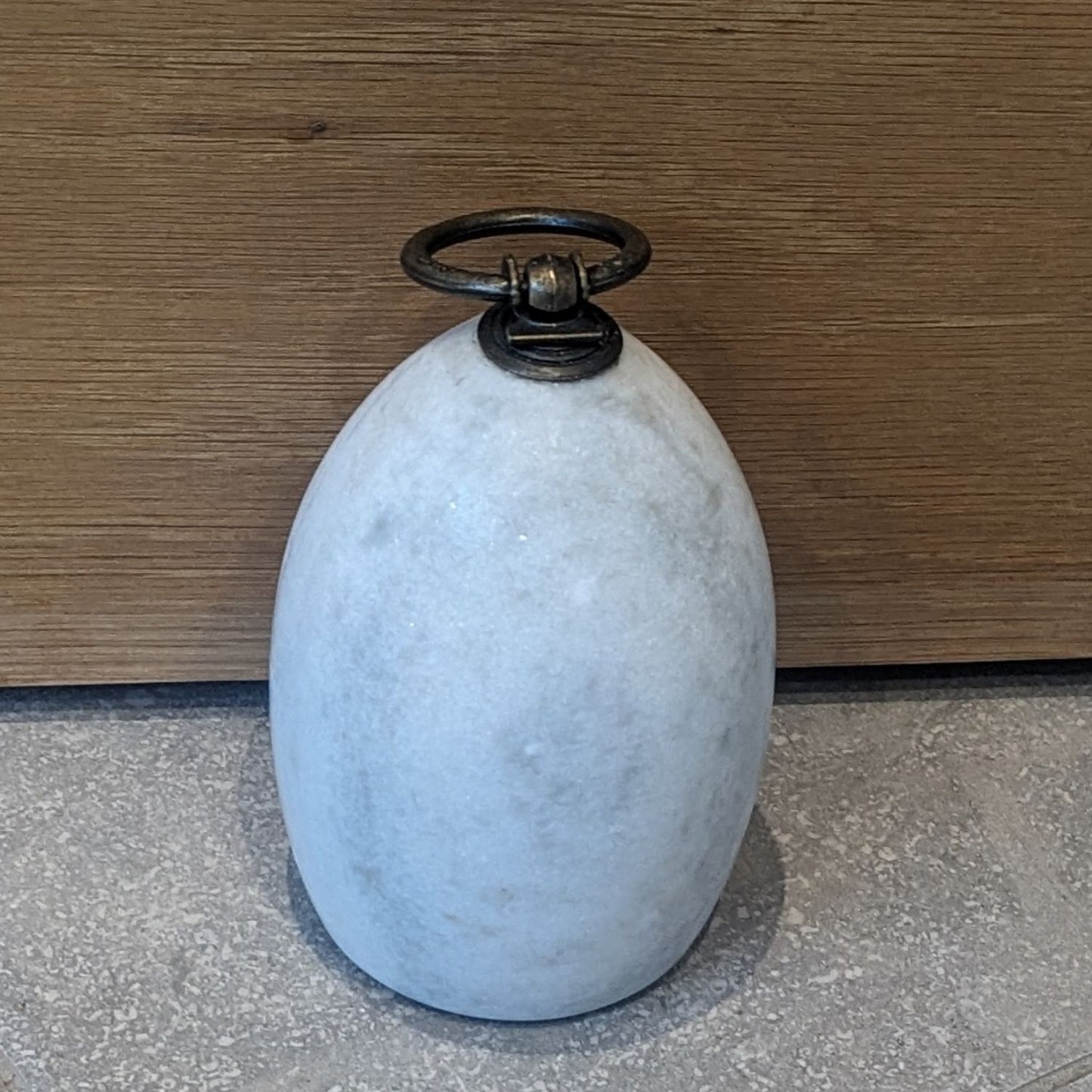 Grey Door Stop made with natural marble