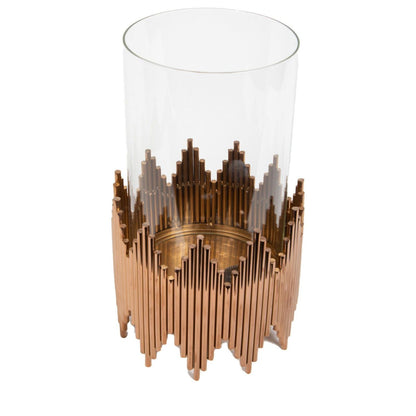 Medium Luxe Rose Gold Candle Holder