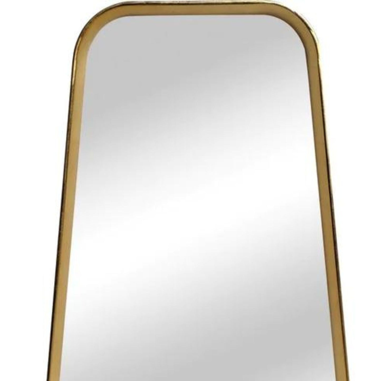Gold leaner mirror 