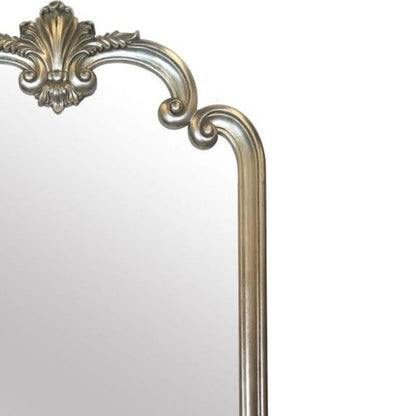 Silver Ornate Leaner Mirror