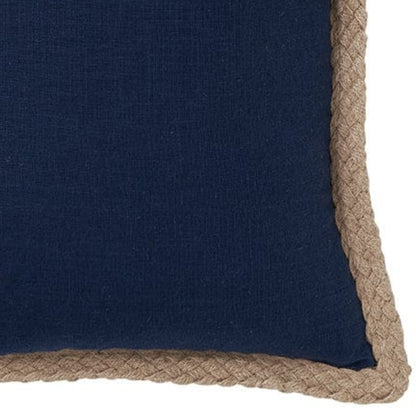 Navy Blue Cushion Nautical Chic 50x50cm