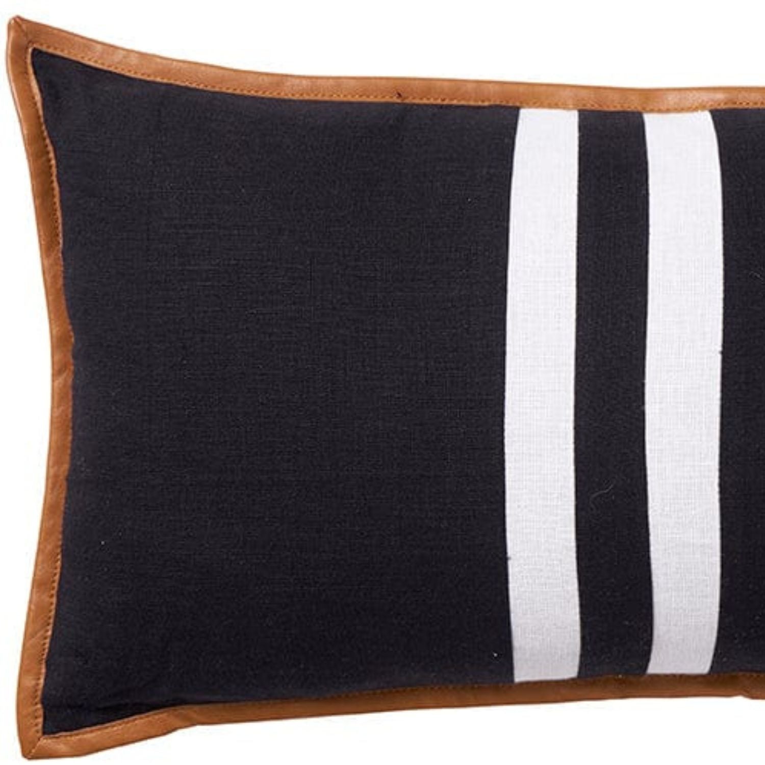 Black and white striped hot sale cushions